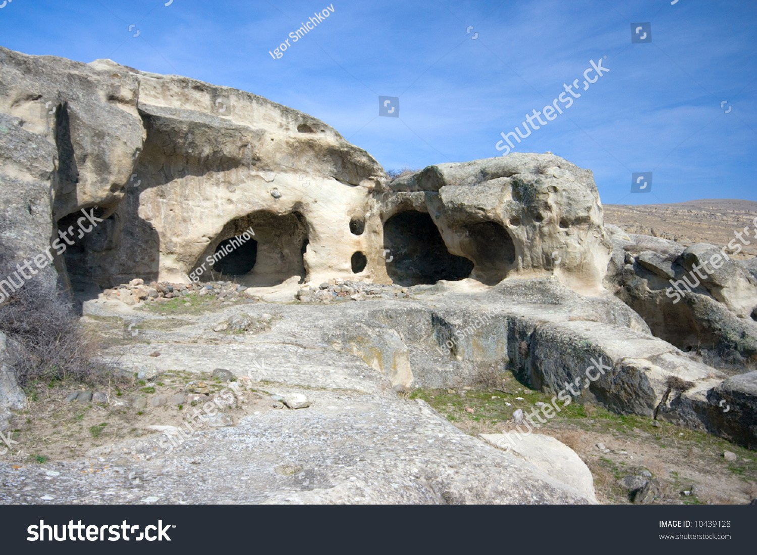 Prehistoric Ruins Of Cave-Dwelling Town 