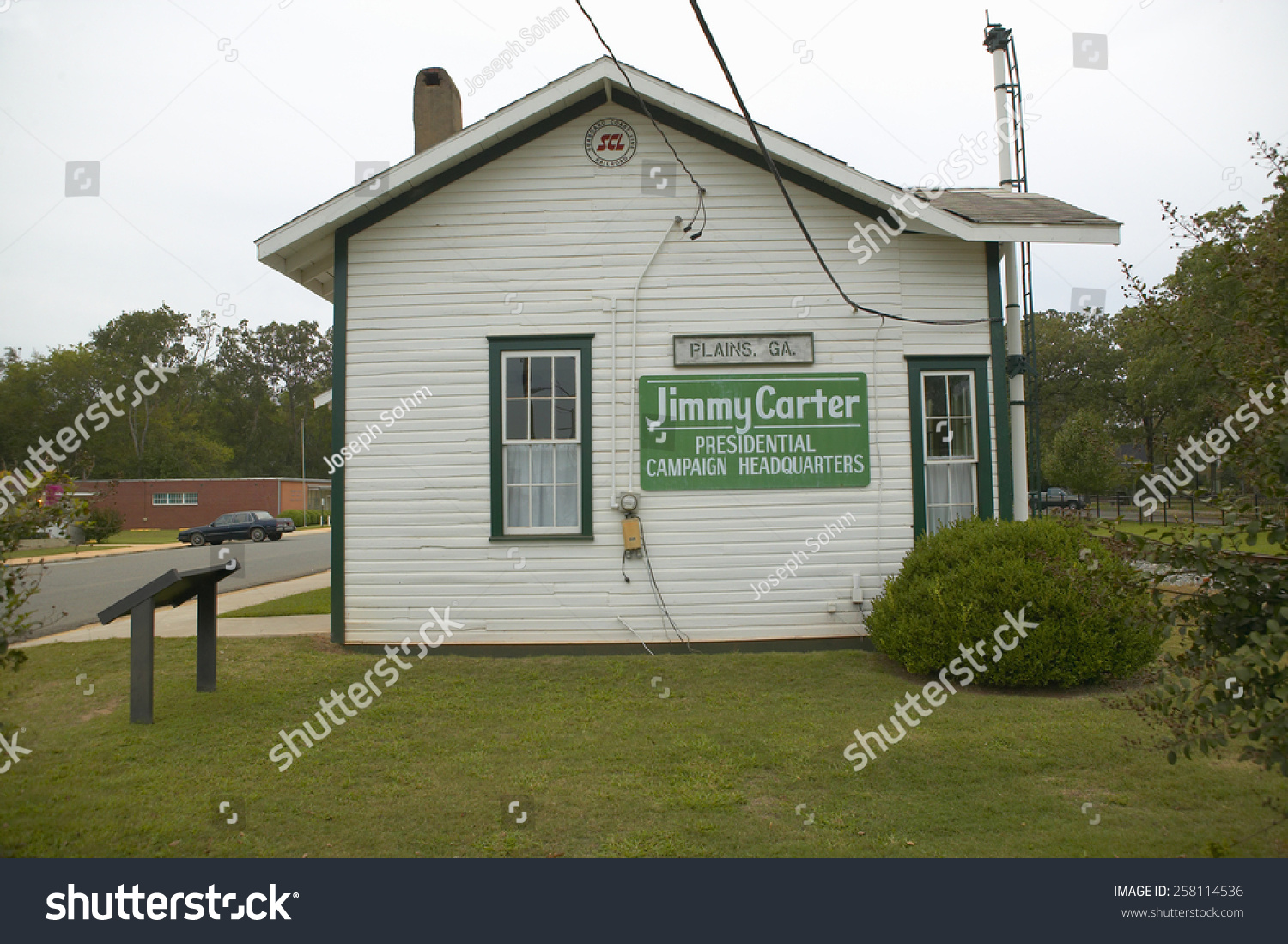 Presidential Campaign Headquarters Jimmy Carter Plains Stock Photo Edit Now 258114536