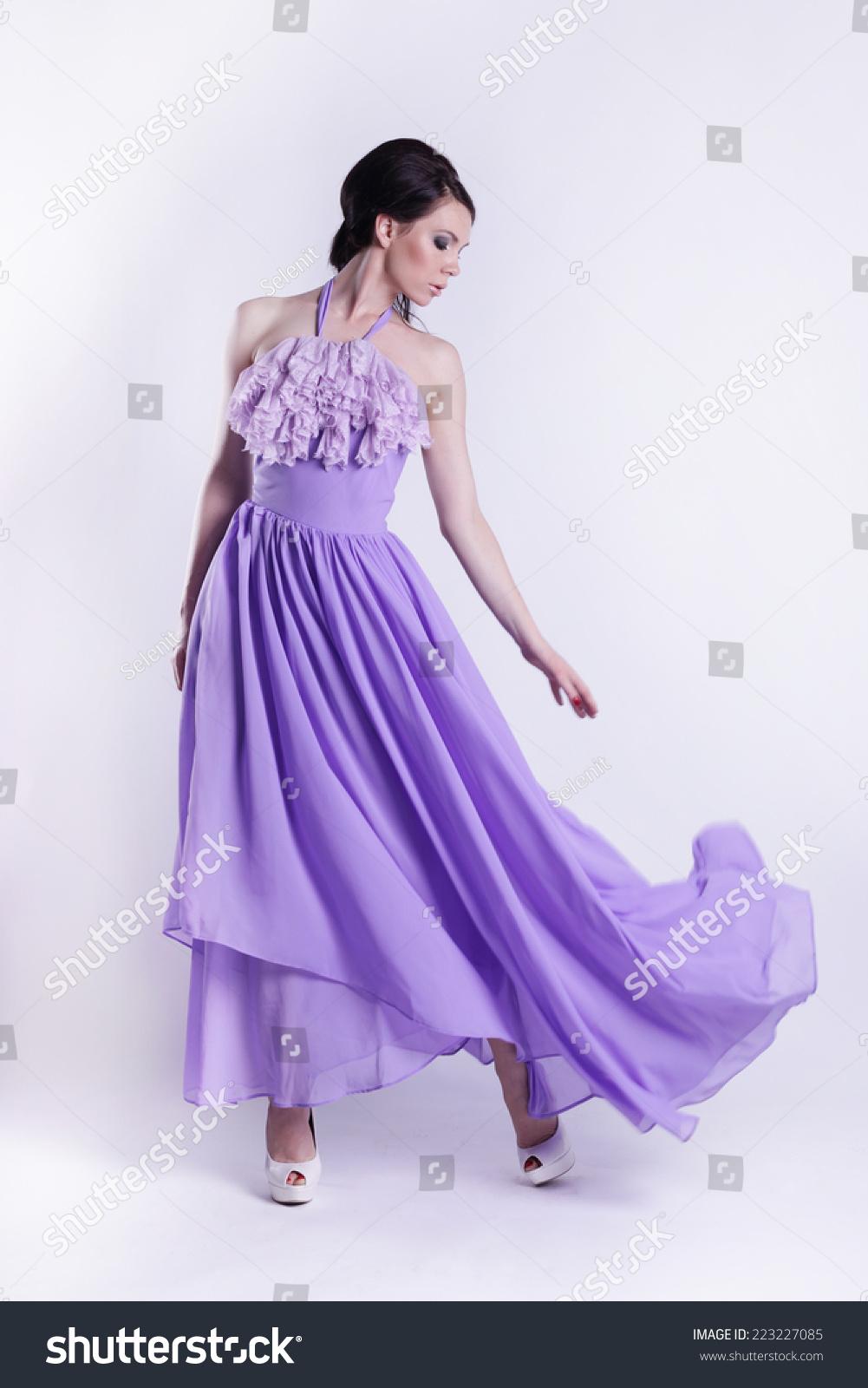 nice purple dress