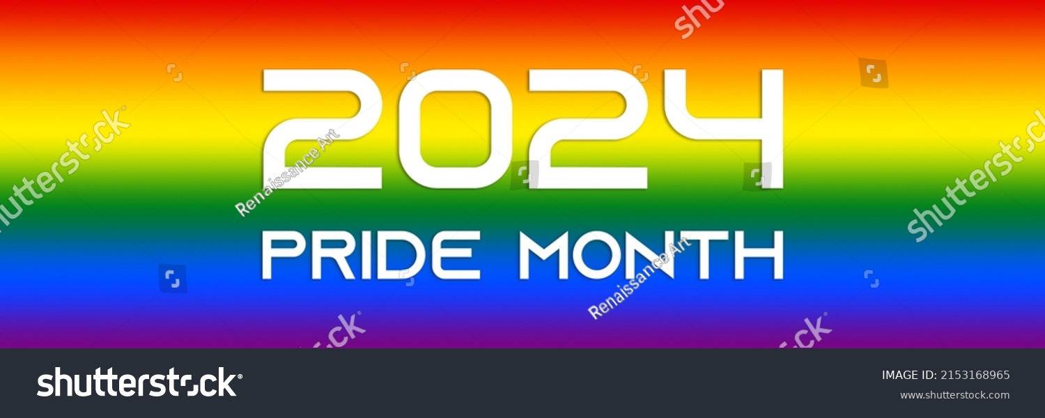 Pride Month 2024 2024 Pride Month Stock Illustration 2153168965