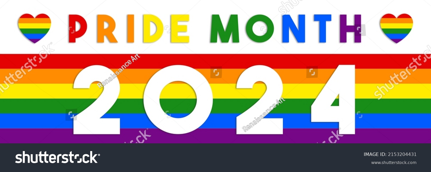Pride Month 2024 2024 Pride Month Stock Illustration 2153204431