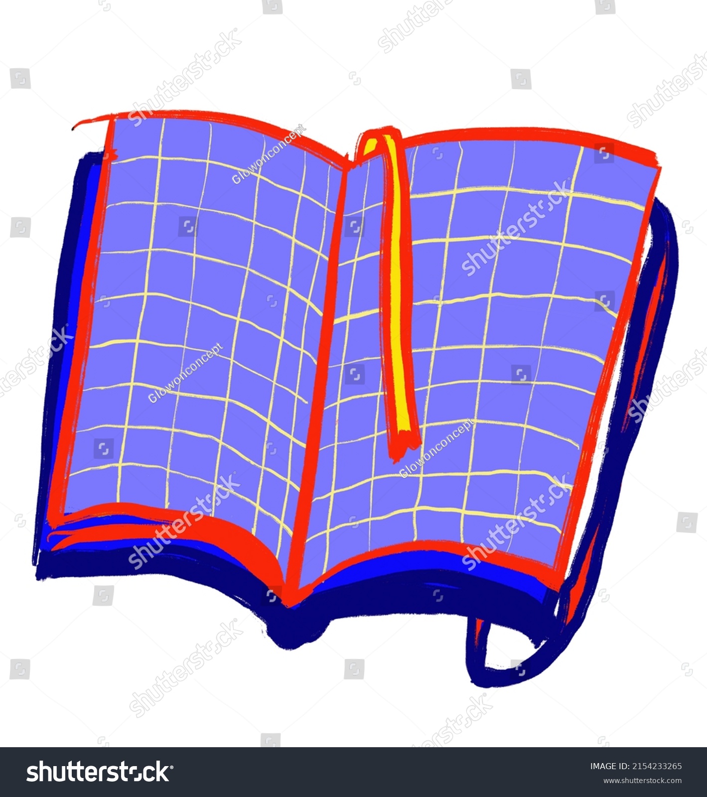Primary Color Scheme Red Blue Yellow Stock Illustration 2154233265