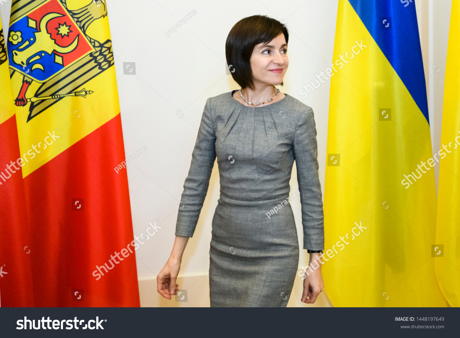 Prime Minister Republic Moldova Maia Sandu Stock Photo Edit Now 1448197649