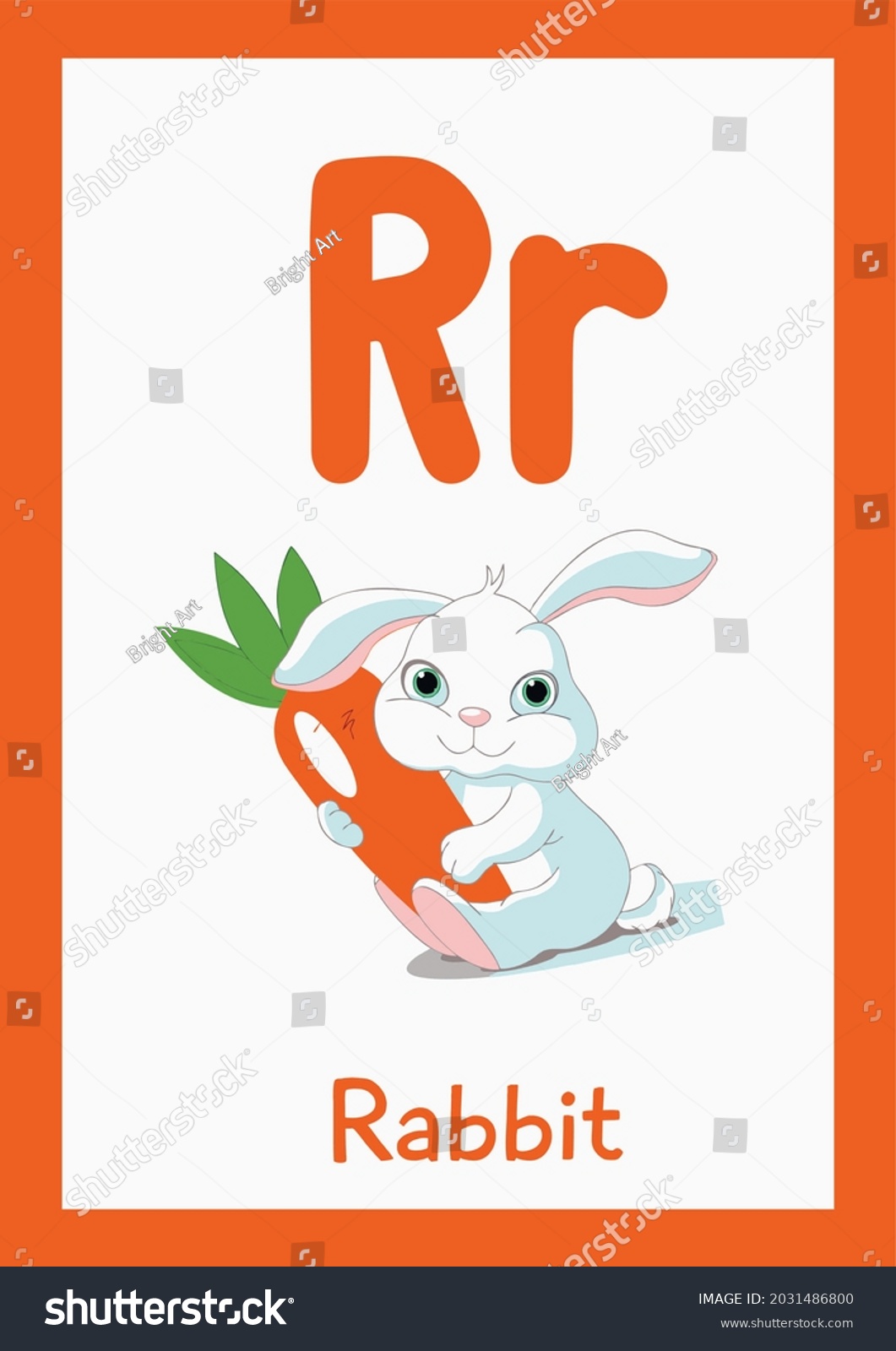 Printable Alphabet Letters Kids Stock Illustration 2031486800 