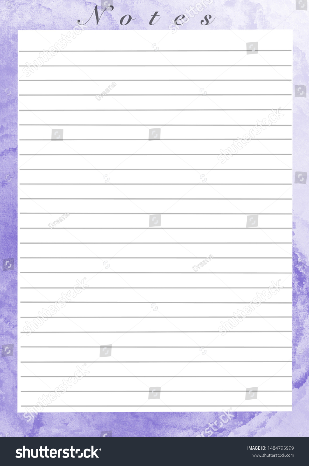 Printing Paper Note Optimal A4 Size Stock Illustration 1484795999 Shutterstock 9390