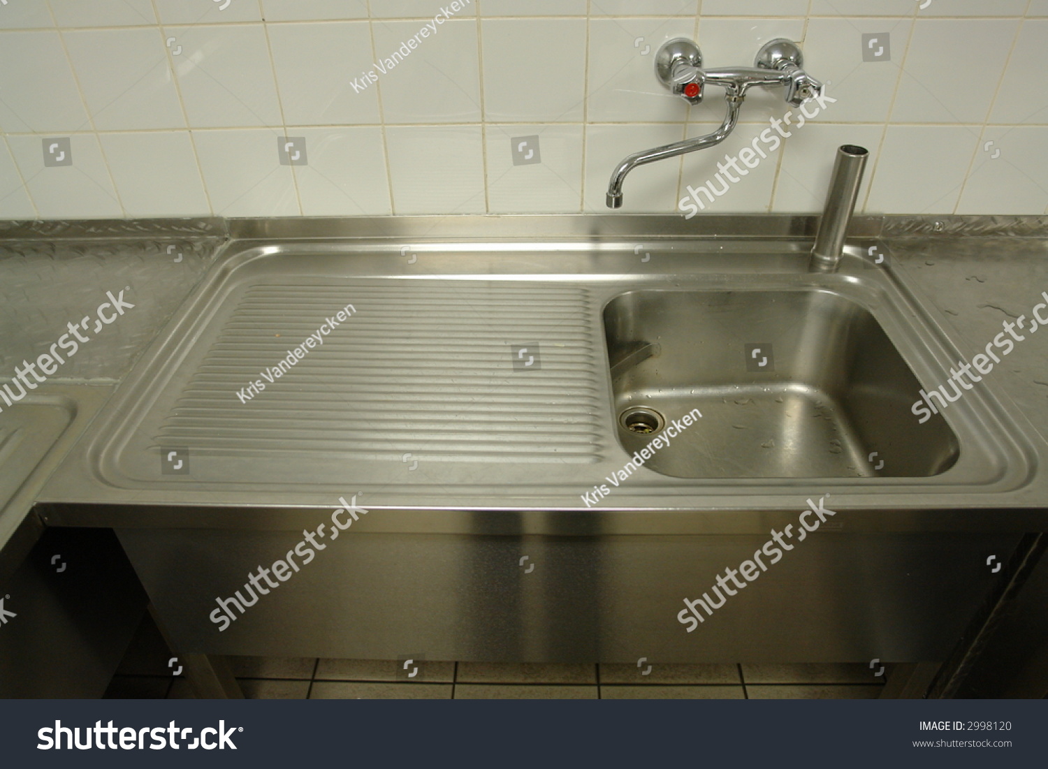 Professional Sink Systems Industrial Kitchen Stock Photo Edit Now