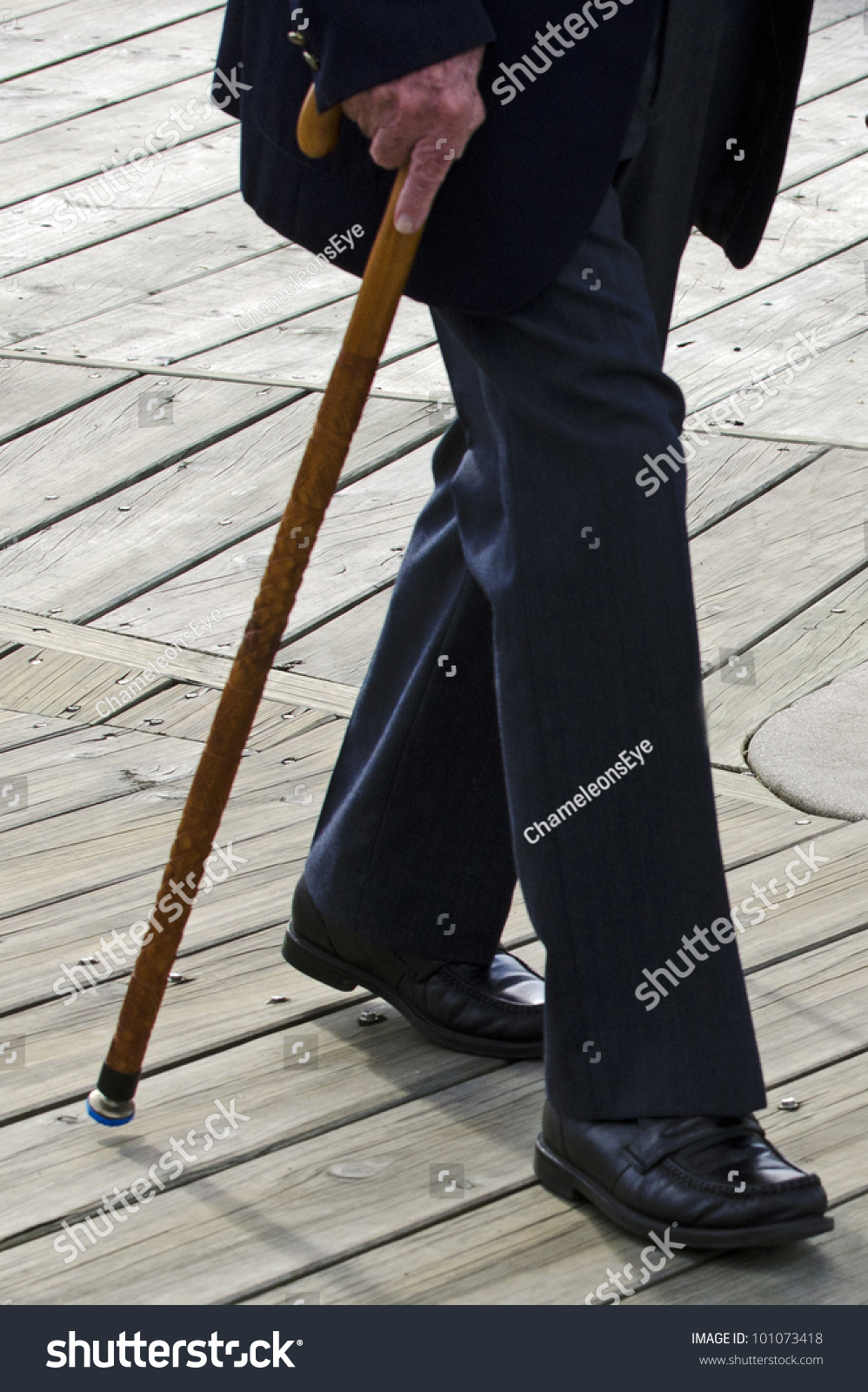 Profile Bottom Half Old Man Elderly Stock Photo 101073418 - Shutterstock