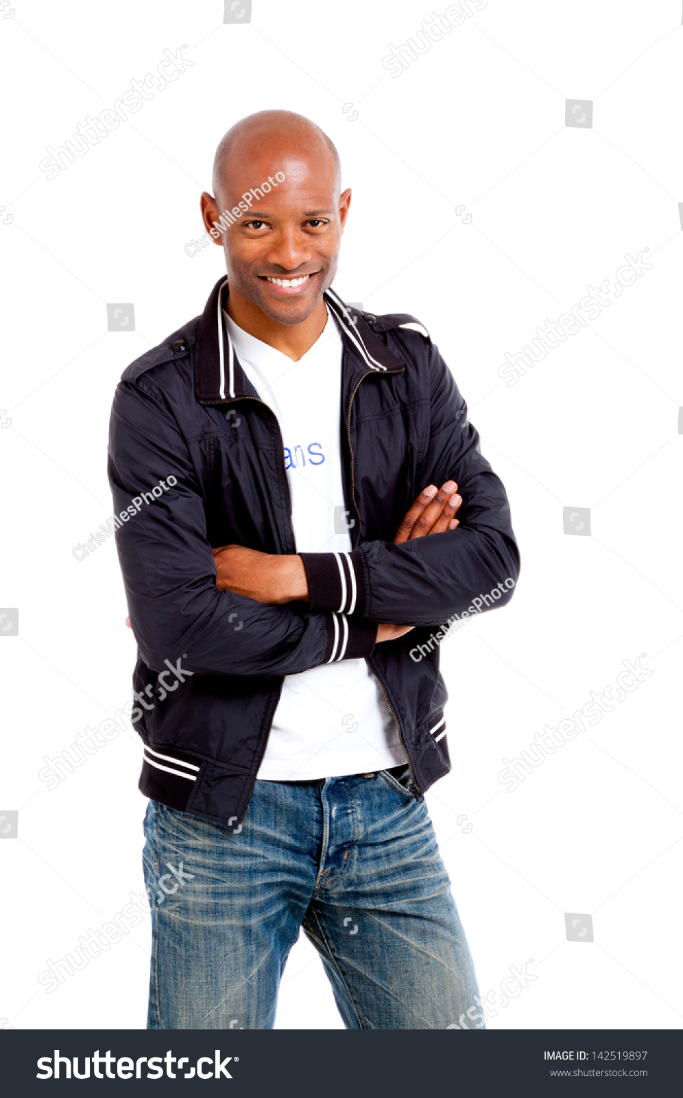 Profile Casual African Man Studio His Stock Photo 142519897 | Shutterstock