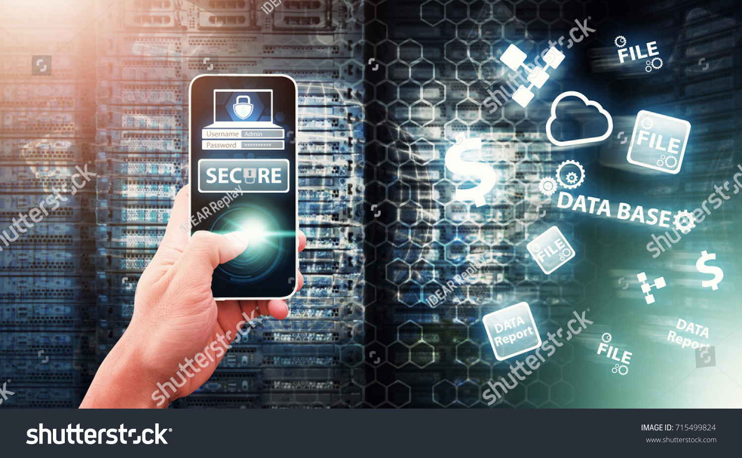 Programmer Working On Smart Phone Network Stock Photo Edit Now