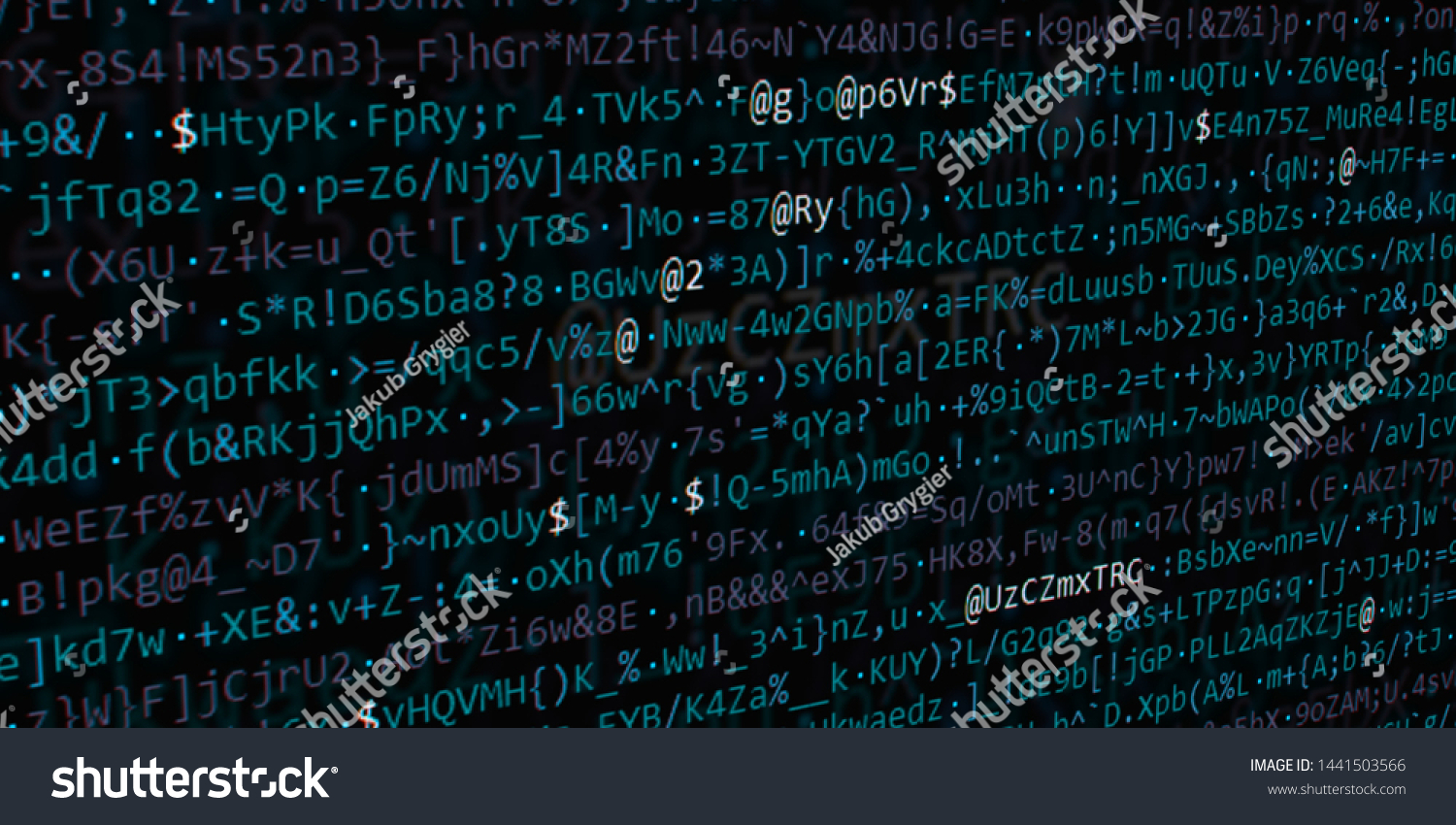 Programming Numbers Computer Science Digital Code Stock Illustration