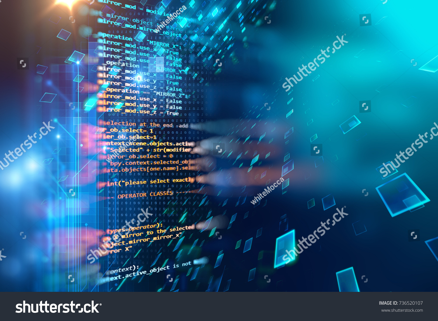 Programming Code Abstract Technology Background Software Stock ...