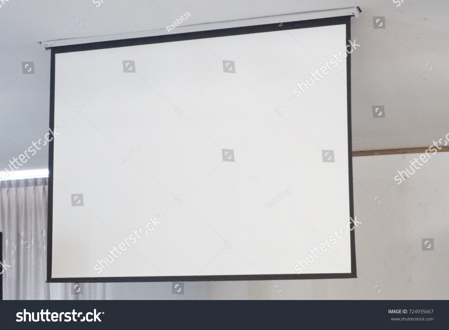 Projection Screen Hang On Ceiling Business Finance