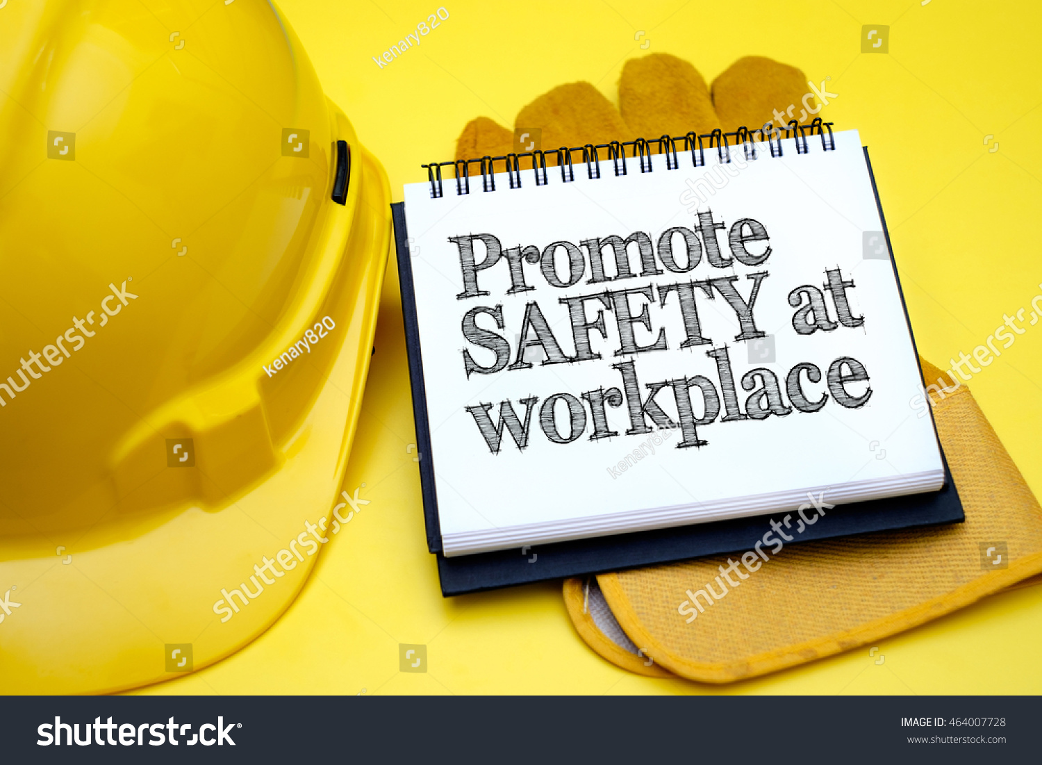 Promote Safety At Workplace. Stock Photo 464007728 : Shutterstock