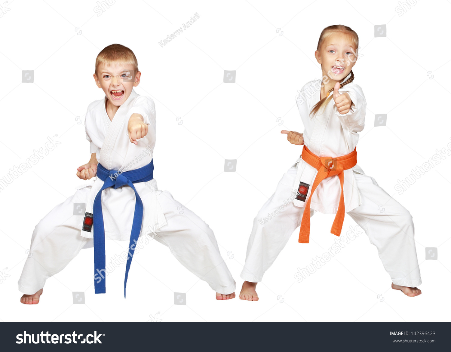 Protection Selfdefense Techniques Karate Attack Hit Stock Photo Edit Now