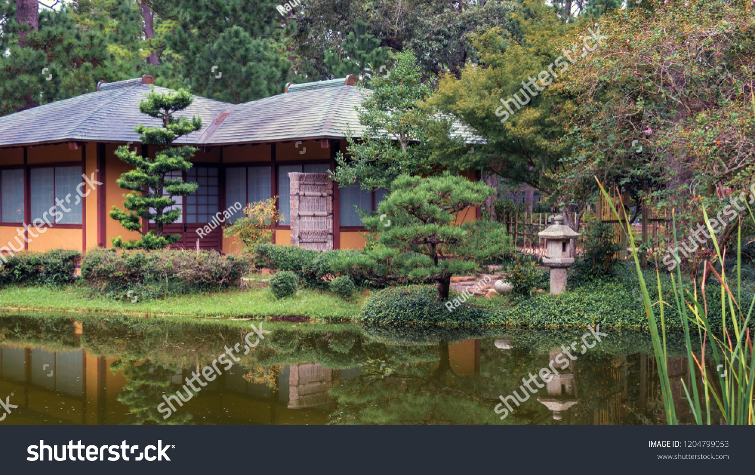 Public Japanese Garden Houstons Hermann Park Stock Photo Edit Now