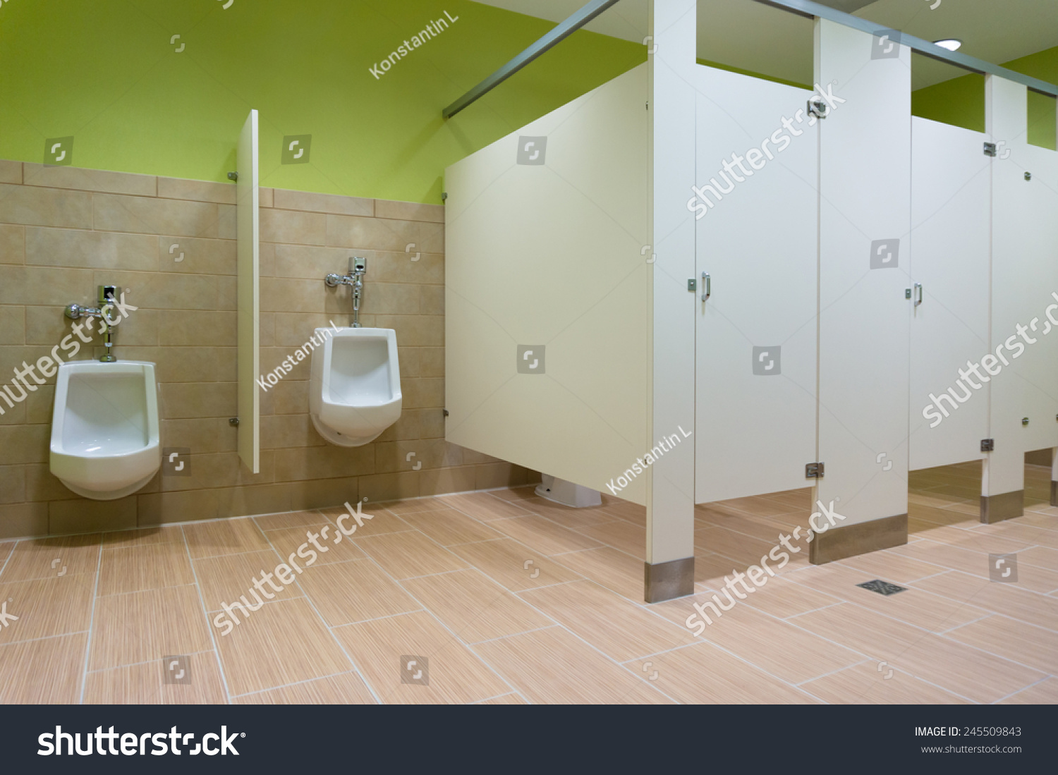 Public Restroom With Urinals Stock Photo 245509843 : Shutterstock