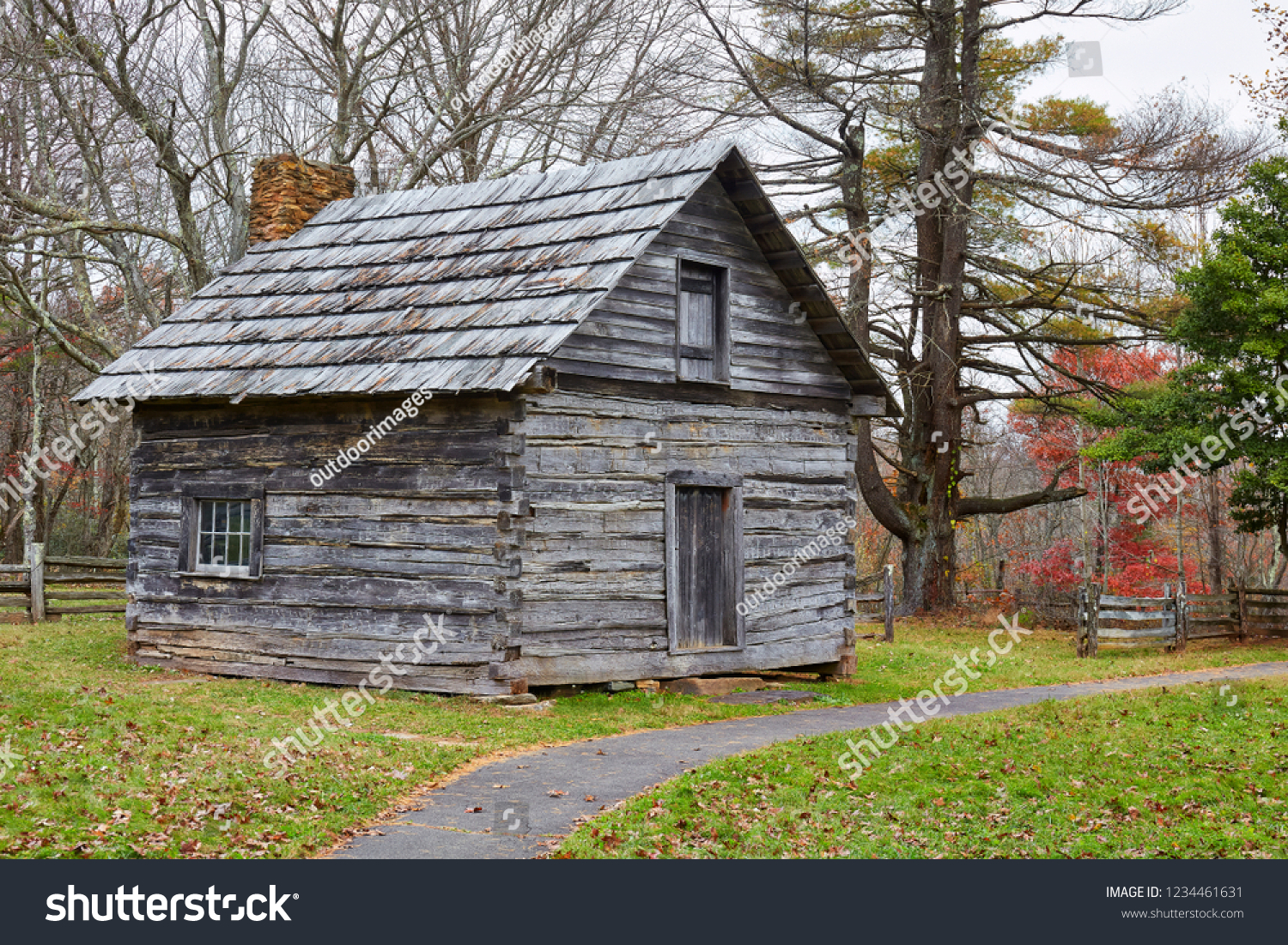 Puckett Cabin Blue Ridge Parkway Carroll Stock Photo Edit Now