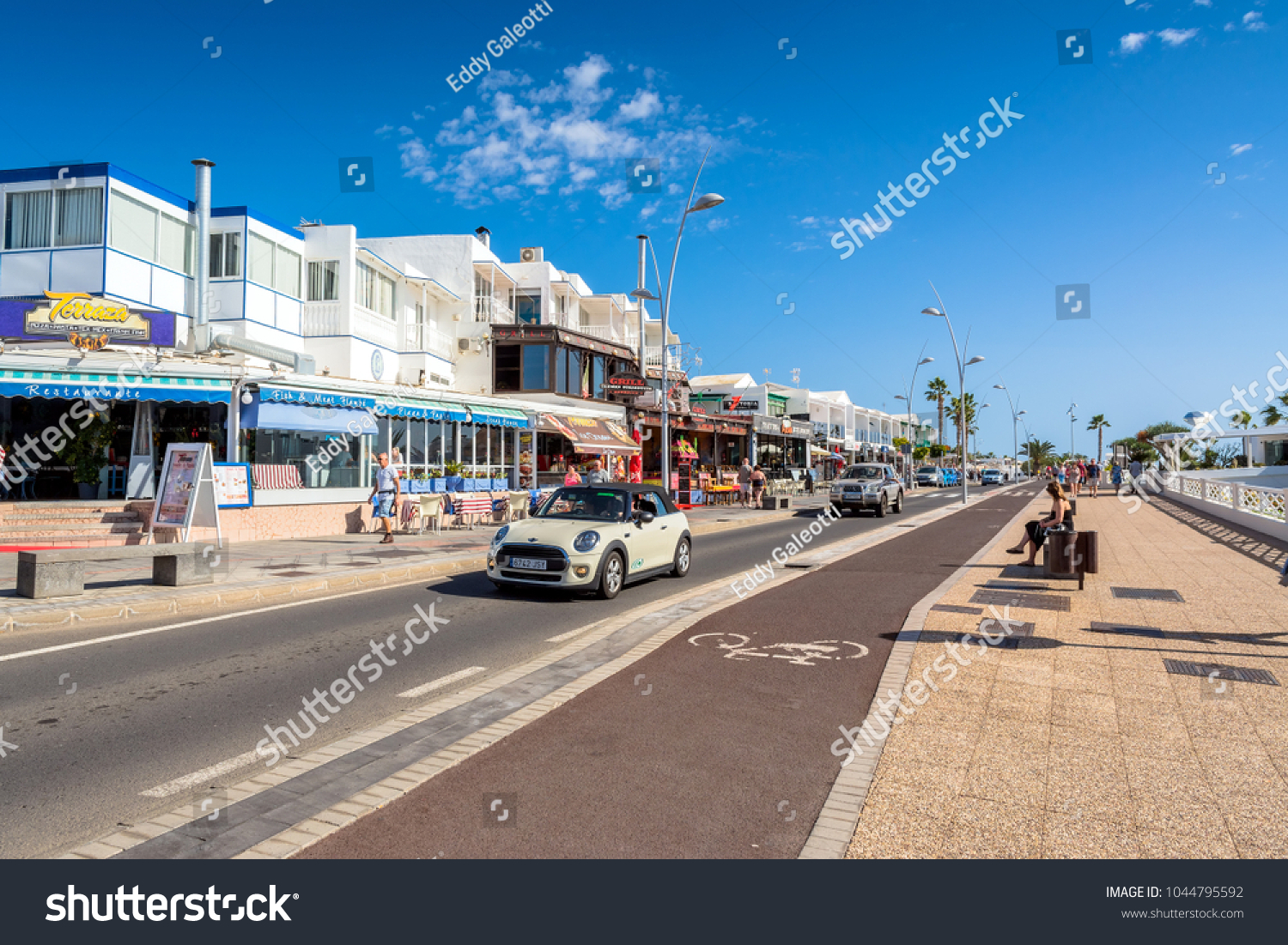 Puerto Del Carmen Street View Puerto Del Carmen Spain December 24 Stock Photo 1043885014 | Shutterstock