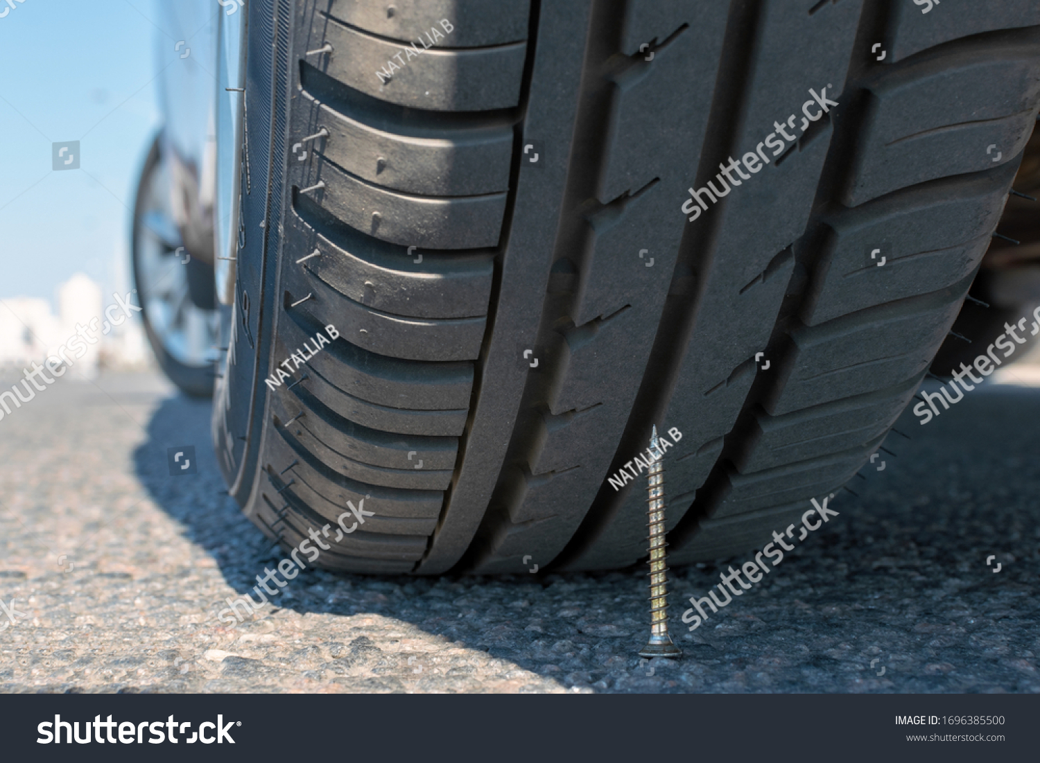 1,547 Nail in tyre Images, Stock Photos & Vectors | Shutterstock