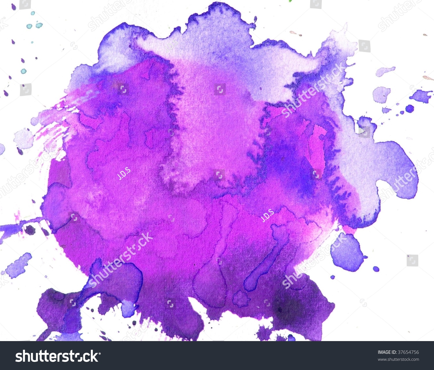 Purple Abstract Paint Background Splash Stock Photo 37654756 : Shutterstock