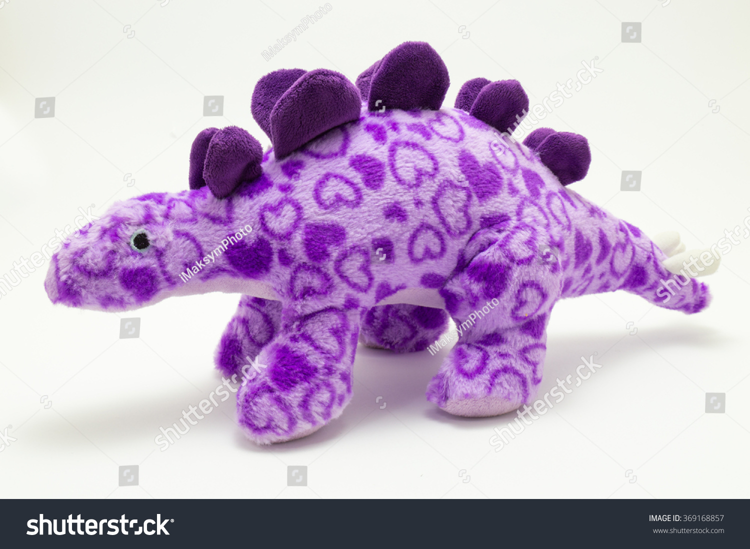 purple dinosaur stuffed animal