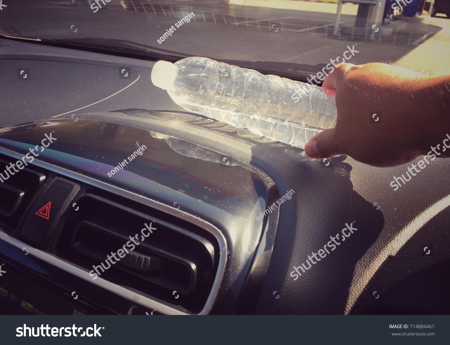 Put Water Inside Car Stock Photo Edit Now 714884461