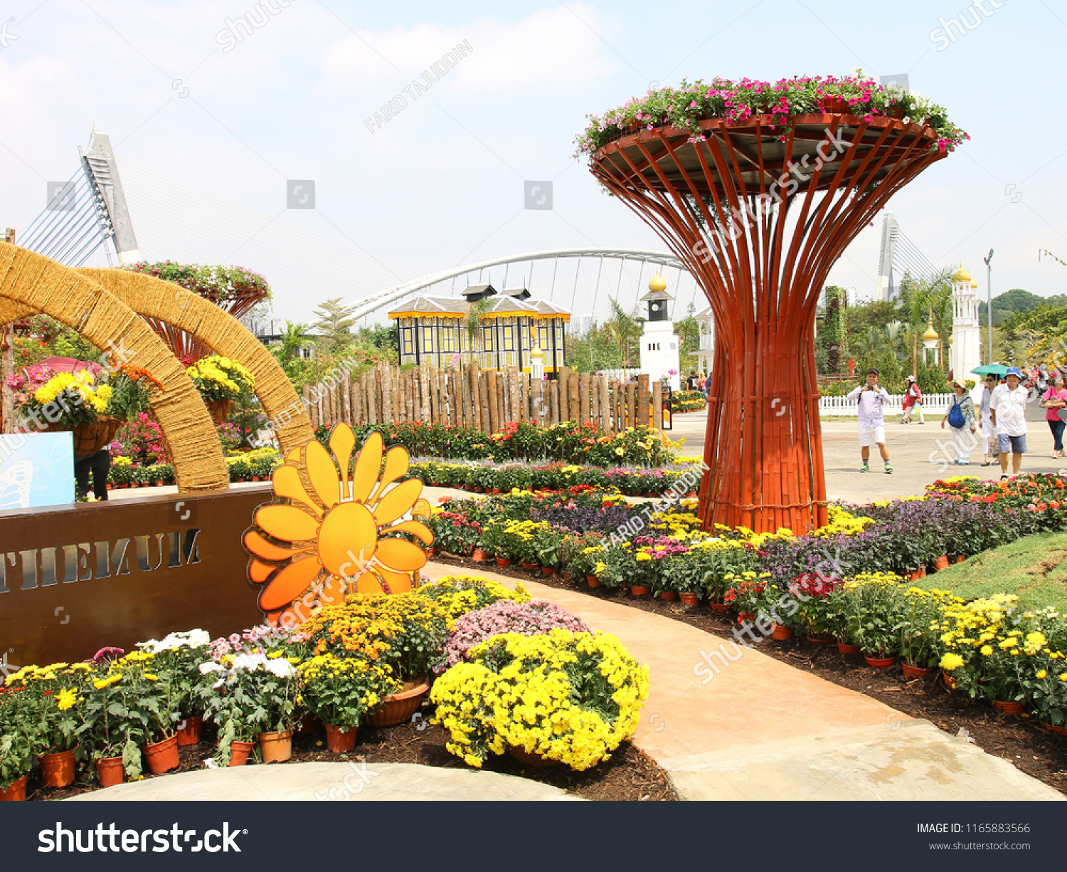 Putrajaya Malaysia June 27 Creative Flower Stock Photo Edit Now 1165883566