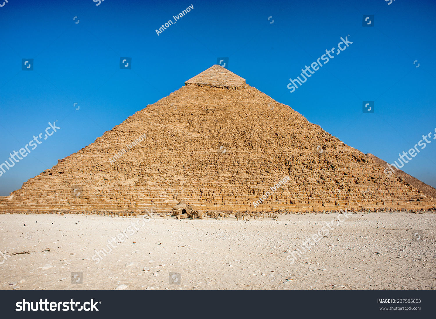 Pyramid Khafre Pyramid Chephren One Ancient Stock Photo 237585853