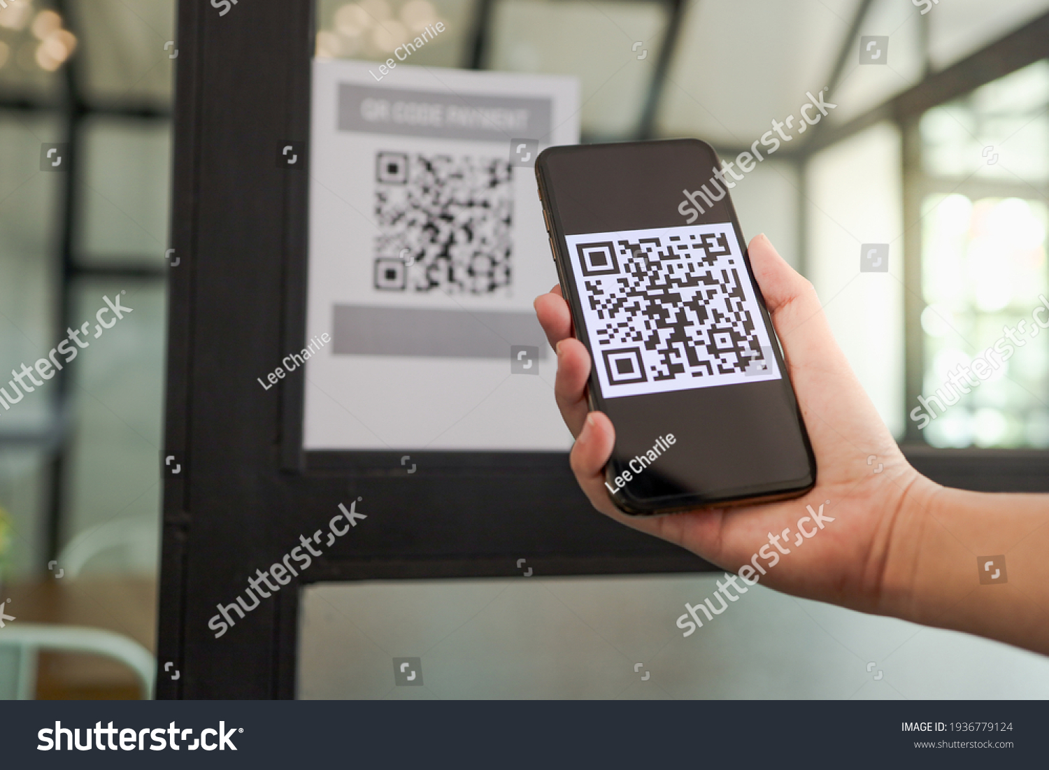 Qr Code Payment E Wallet Man Stock Photo 1936779124 | Shutterstock