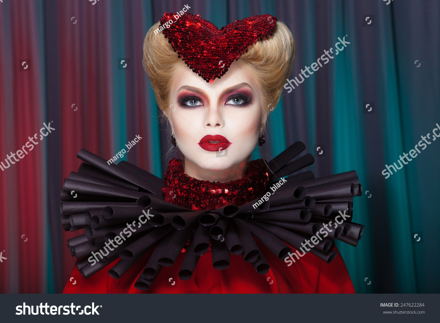 Queen Hearts Valentines Day Stock Photo Edit Now