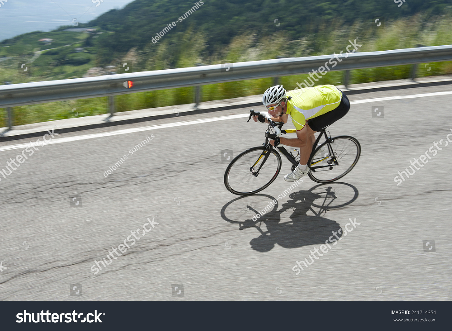 road bike downhill