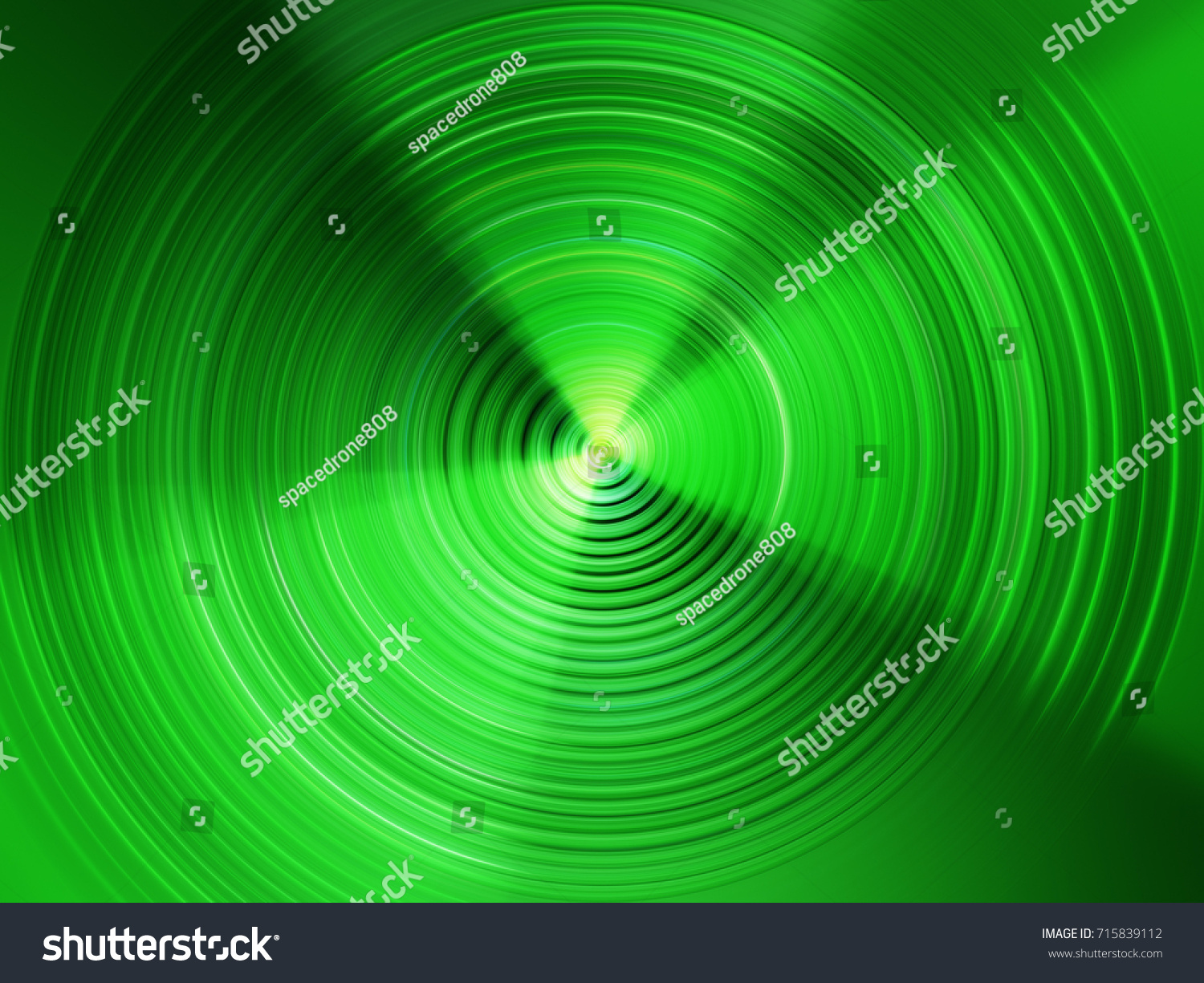 Radial Green Teleportation Light Rays Illustration Stock Illustration ...