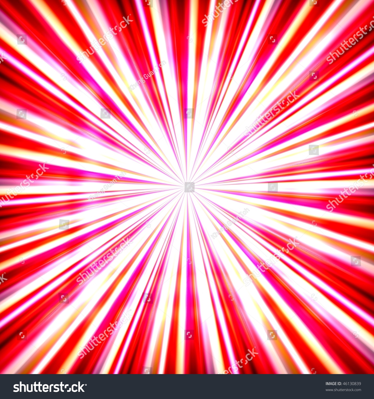 Radial Zoom Burst Of Energy, Abstract Background Illustration ...