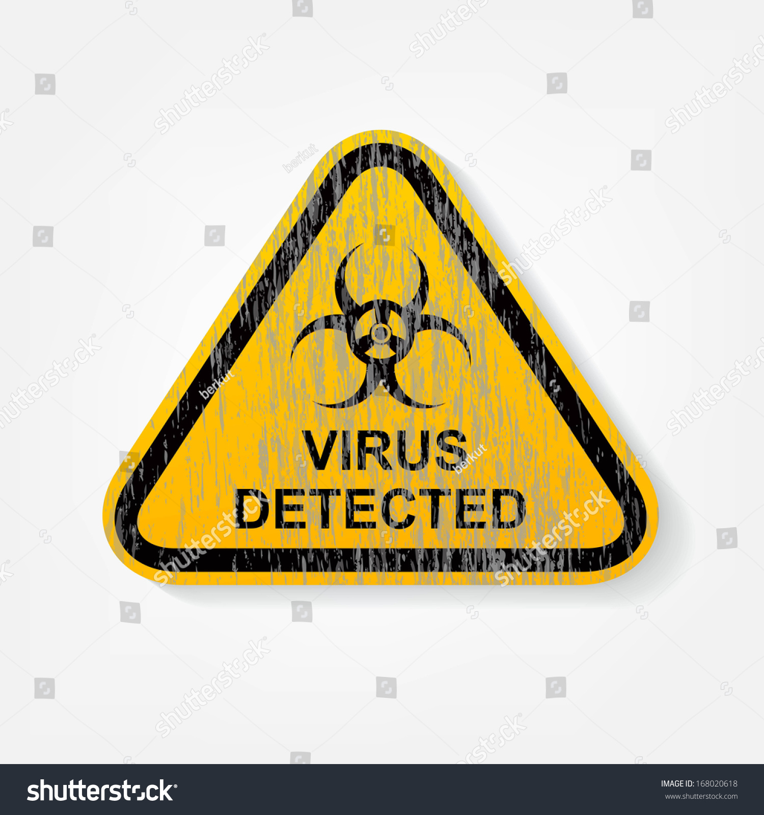 Radiation Warning Sign Stock Illustration 168020618 | Shutterstock