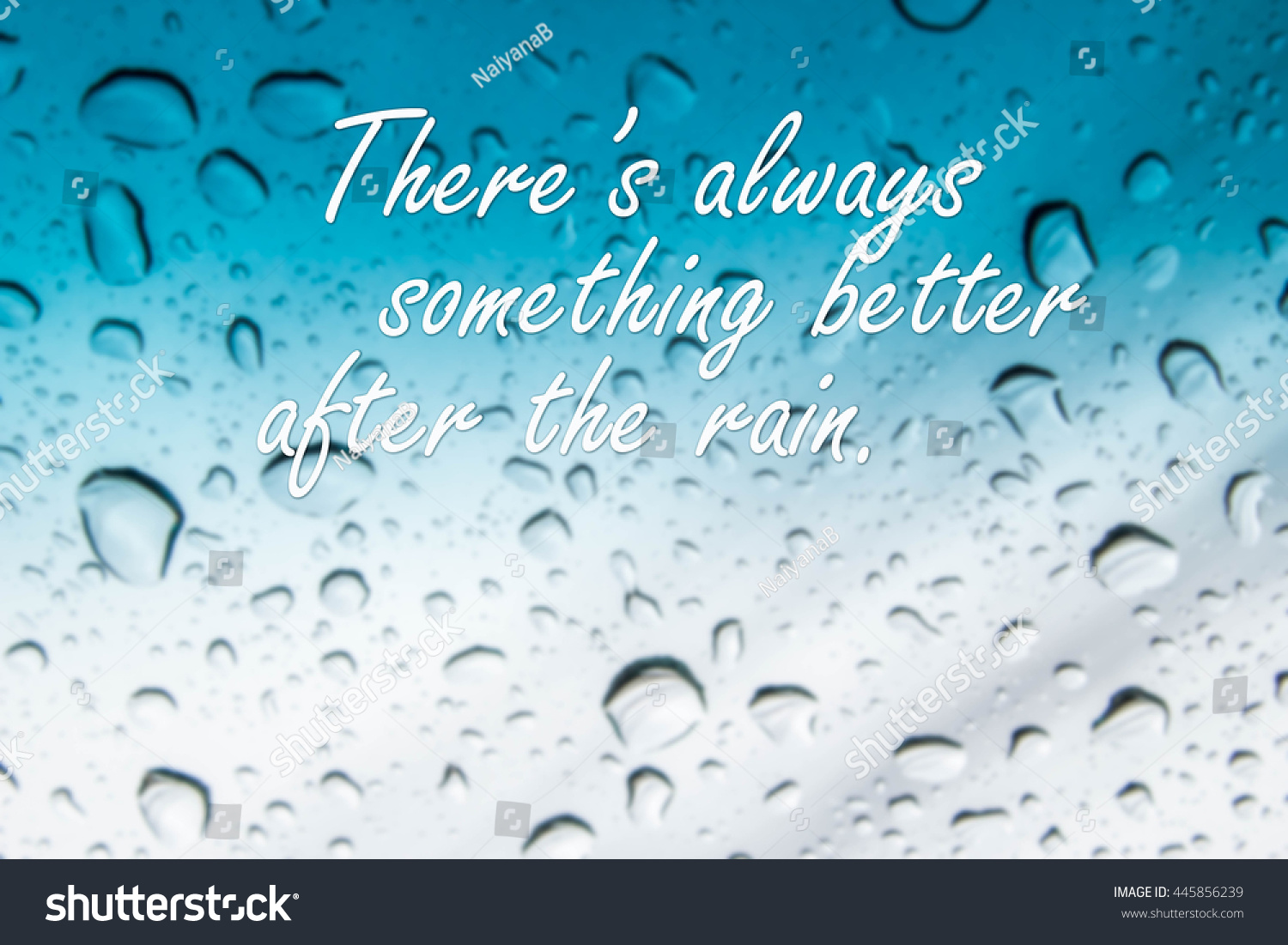 Rain Quotes On Abstract Blurred Rain Stock Photo Edit Now 445856239