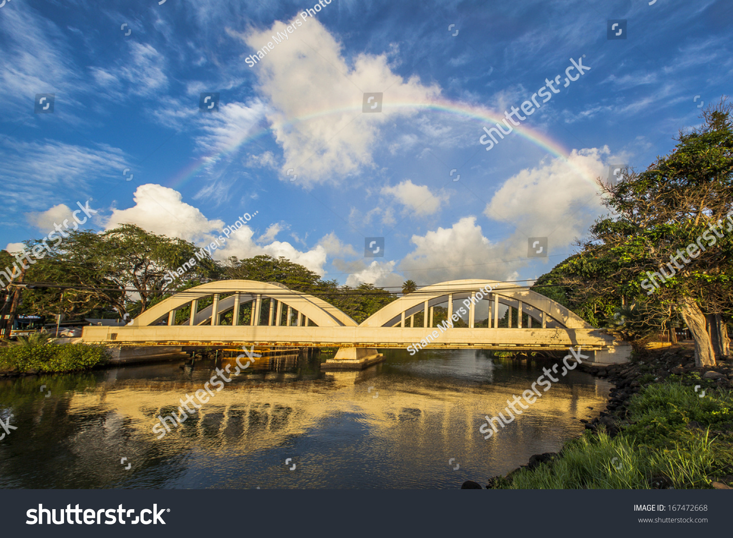 Rainbow Bridge Haleiwa Oahu North Shore Stock Photo (Edit Now) 167472668