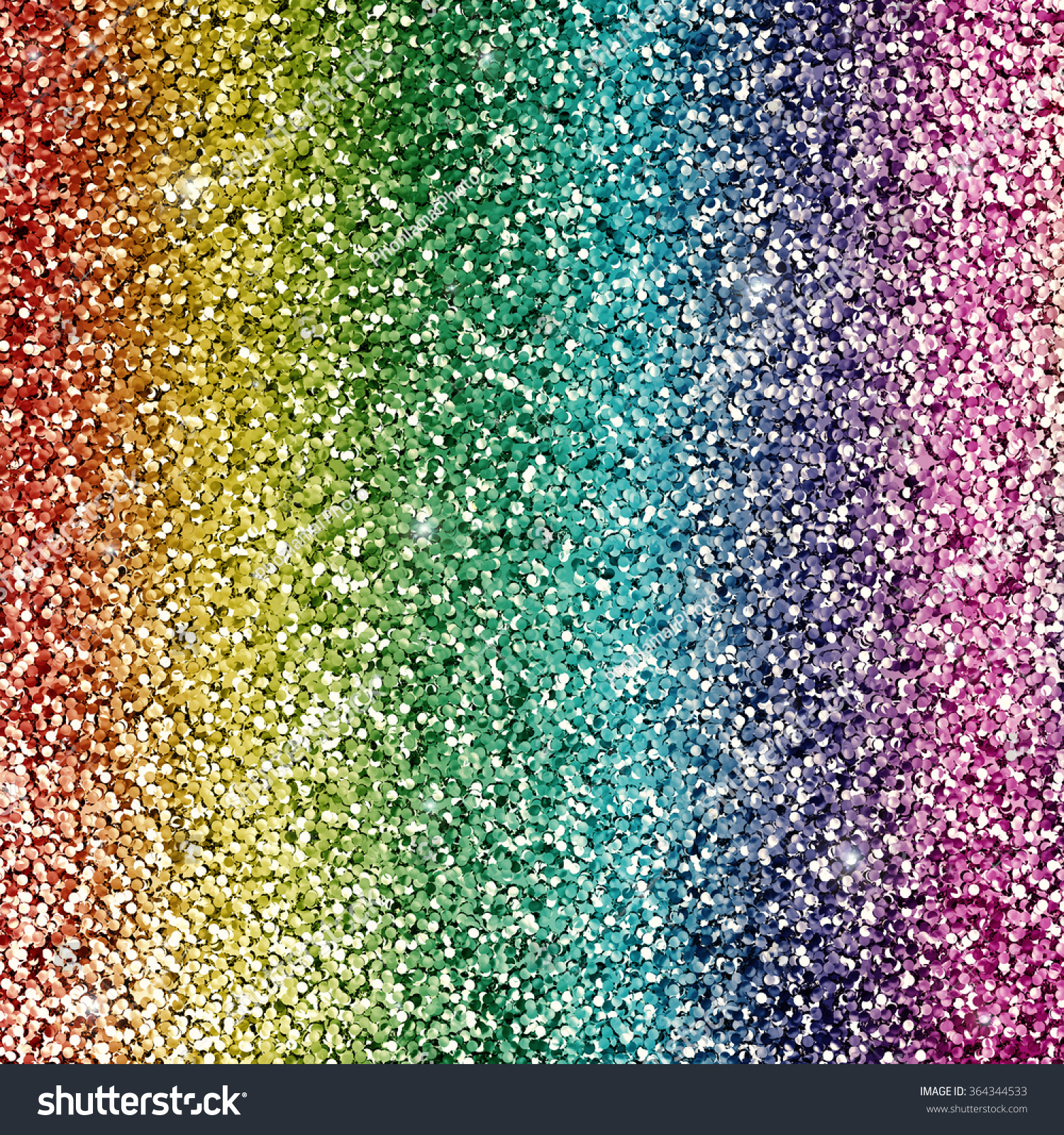 Rainbow Glitter Background Stock Photo 364344533 : Shutterstock