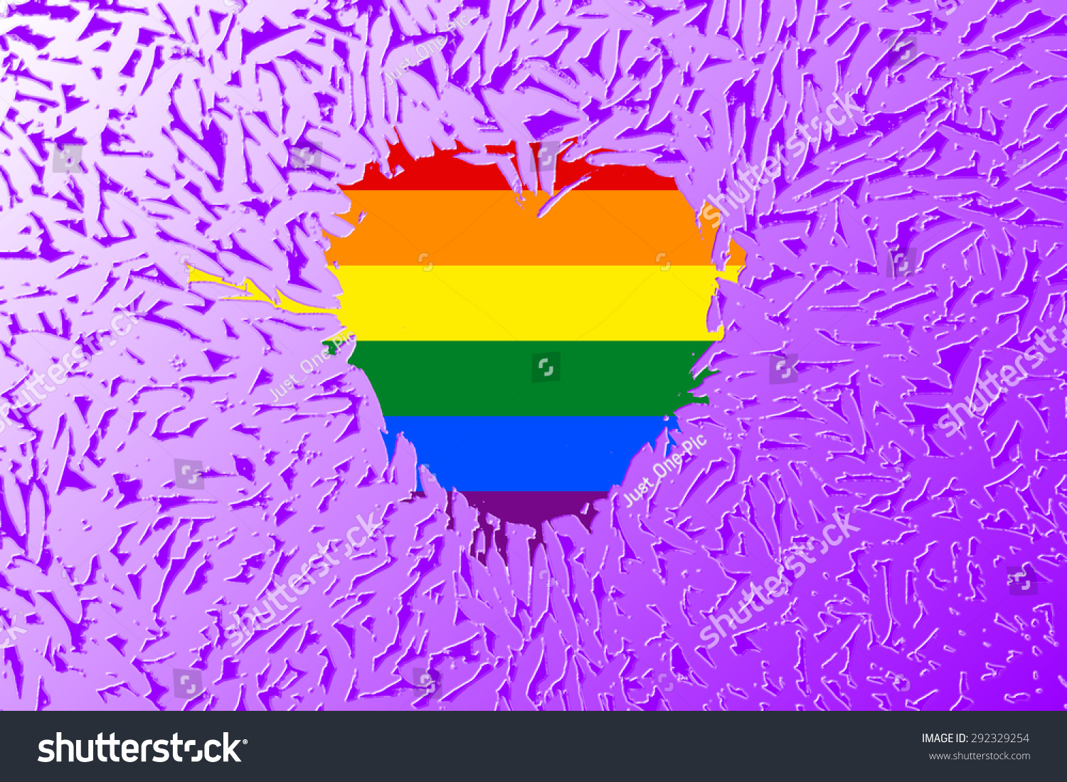 Rainbow Heart Gay Pride Flag Lgbt Stock Illustration 292329254 Shutterstock