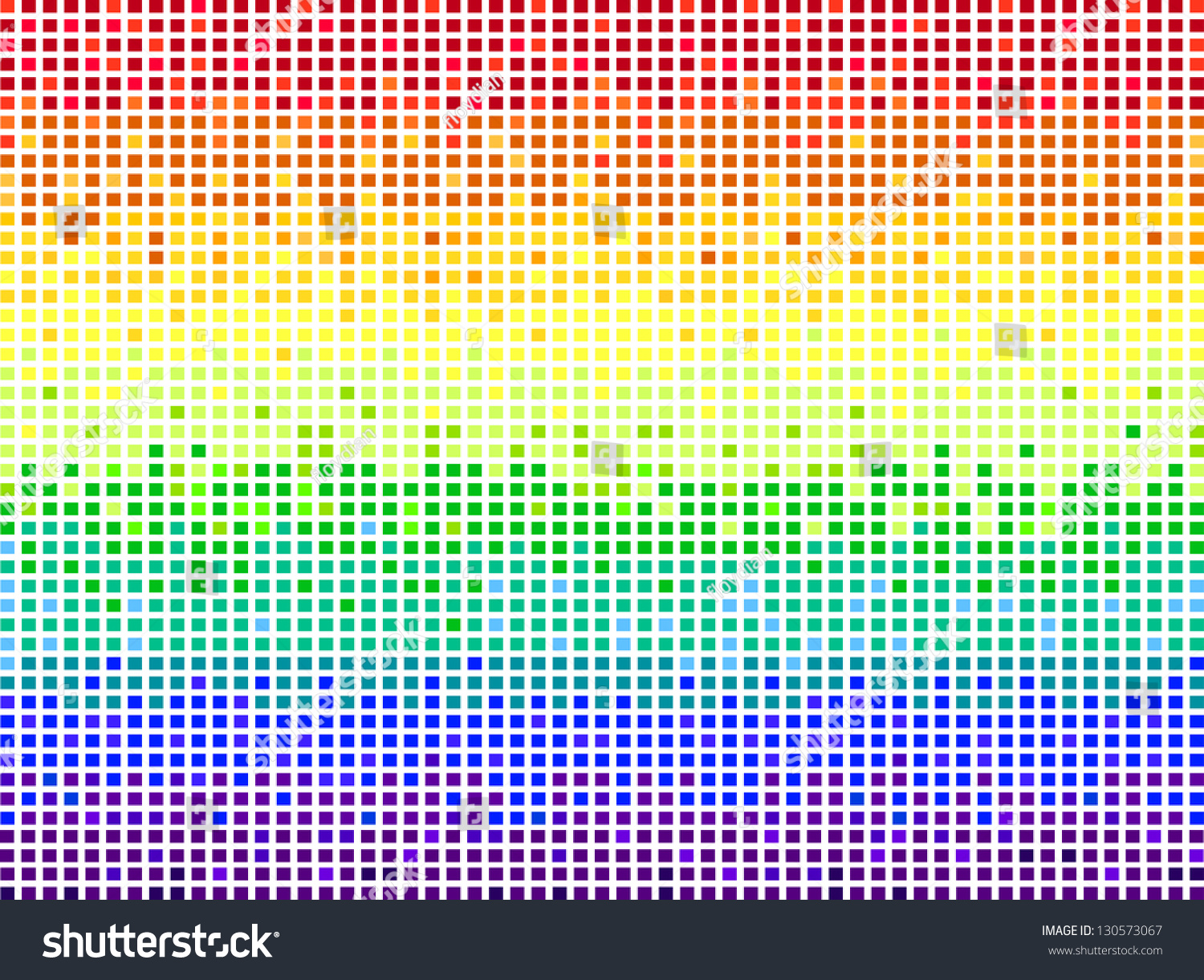 Rainbow Square Pattern Stock Photo 130573067 : Shutterstock