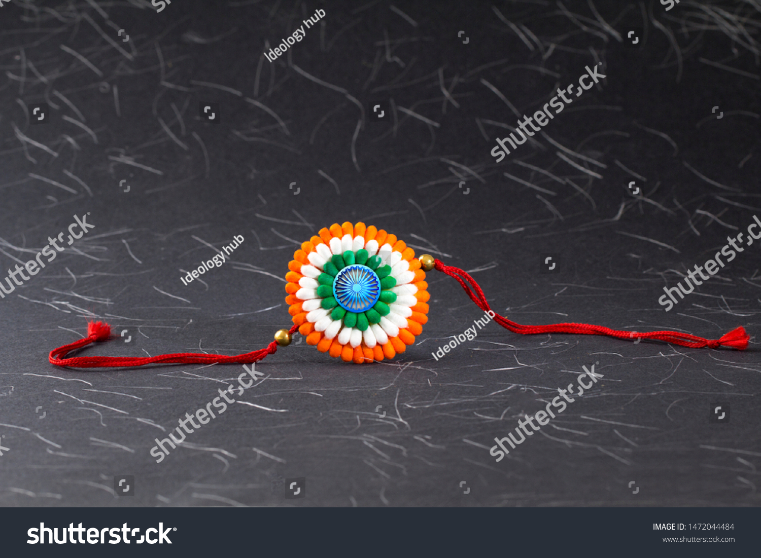 Rakhi Flag Colors Independence Day Raksha Stock Photo 1472044484