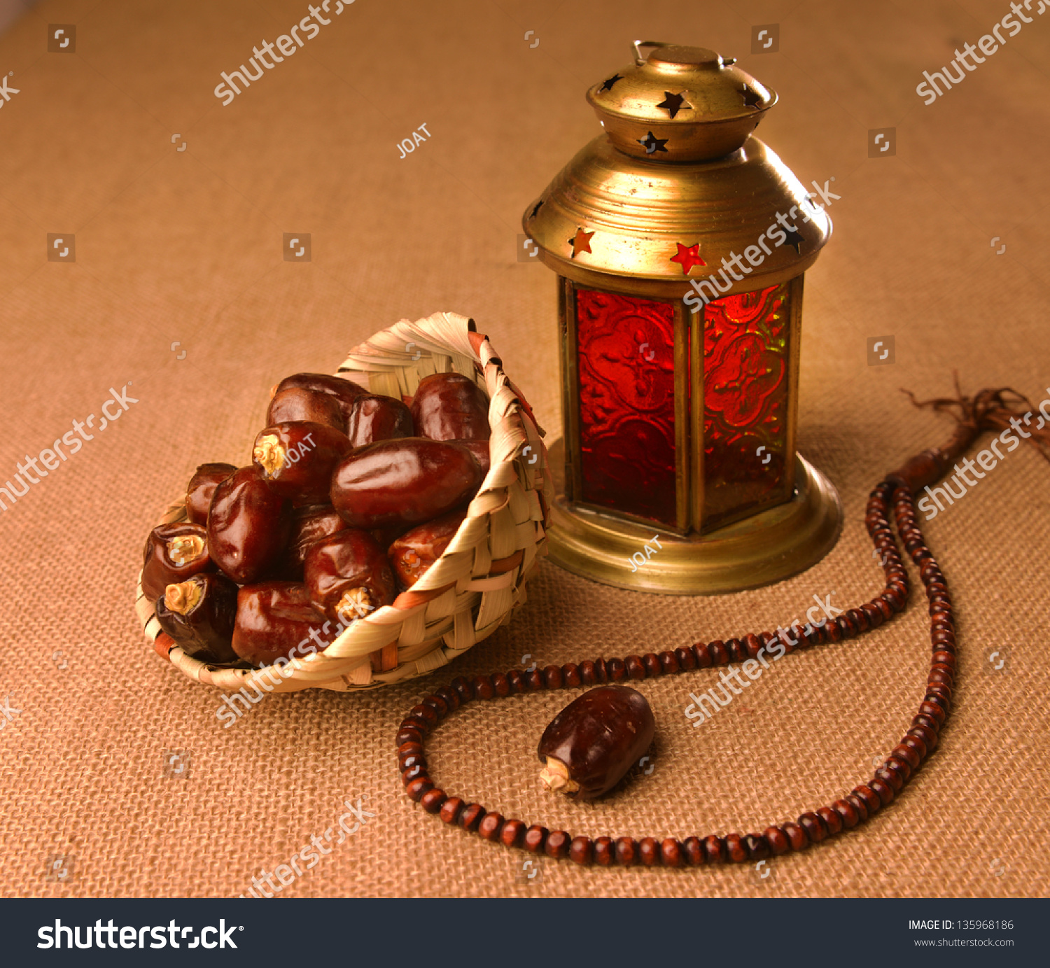ساحق مركز تضخم  Ramadan Lamp Dates Still Life Stock Photo 135968186 | Shutterstock