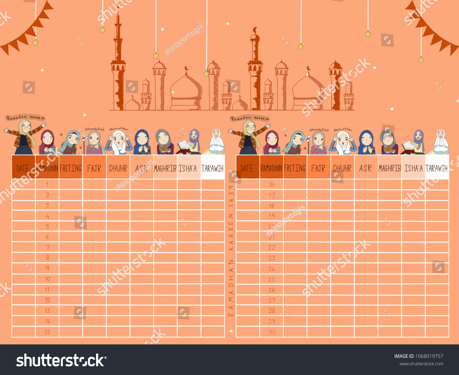 ramadhan-ramadan-calendar-checklist-goal-ramadan-stock-illustration