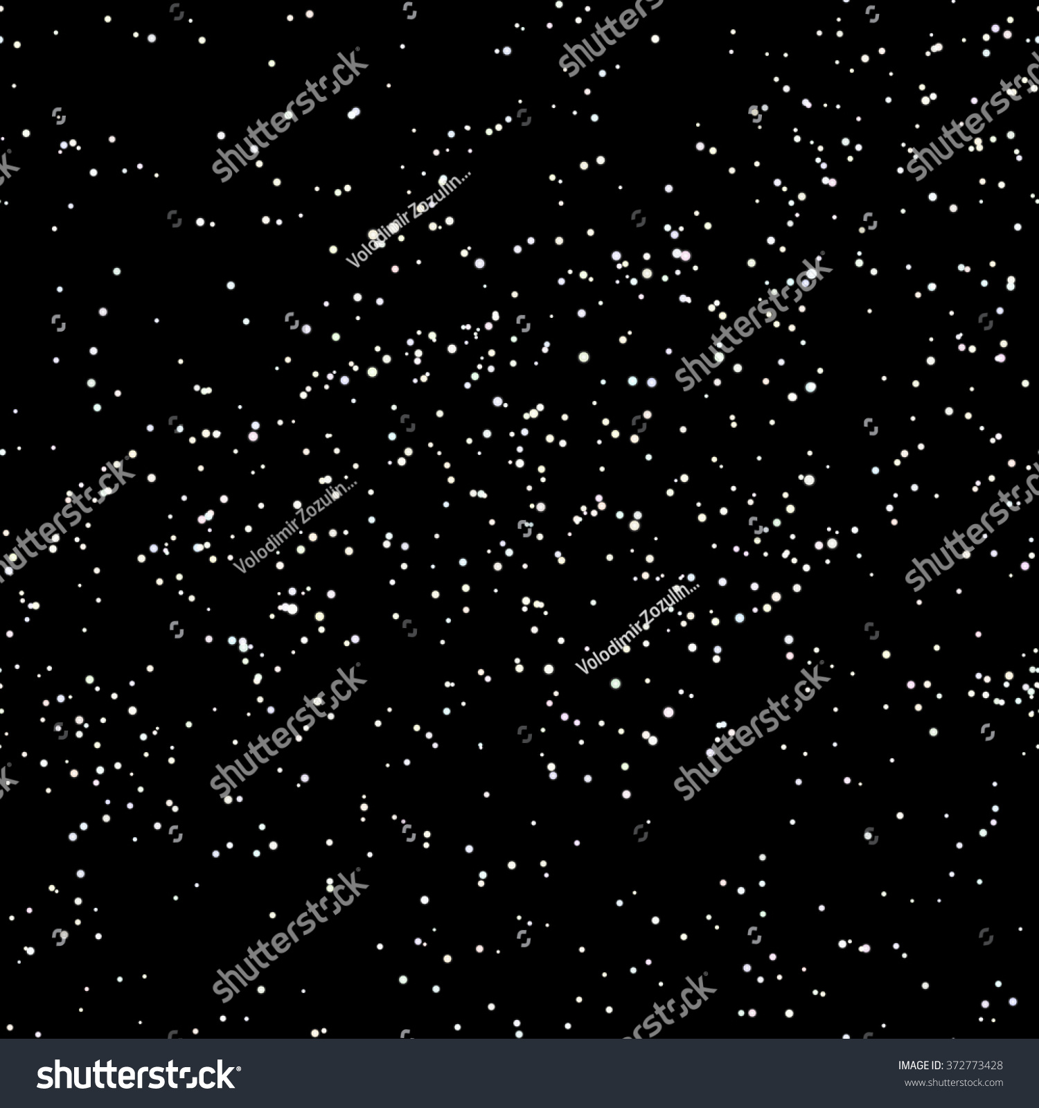 Raster Seamless Texture Stars On Black Stock Illustration 372773428 ...