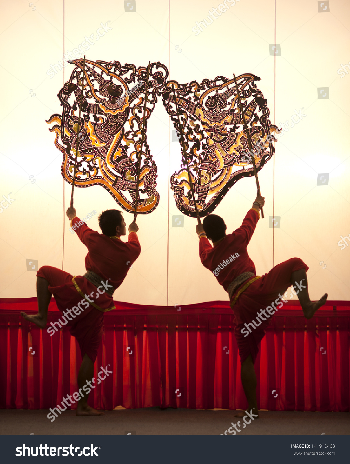 Ratchaburi, Thailand - September 19 : Nang Yai Thai Traditional Shadow ...