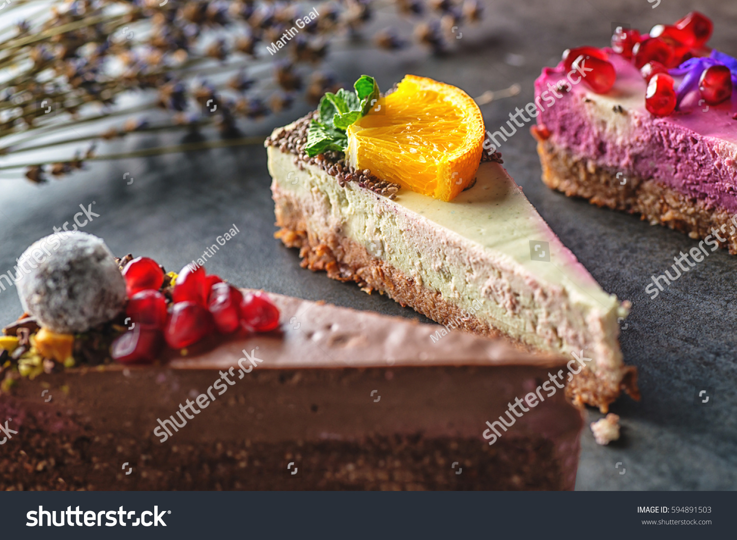 Raw Vegan Cake Fruits Seeds Decorated Stock Photo Edit Now