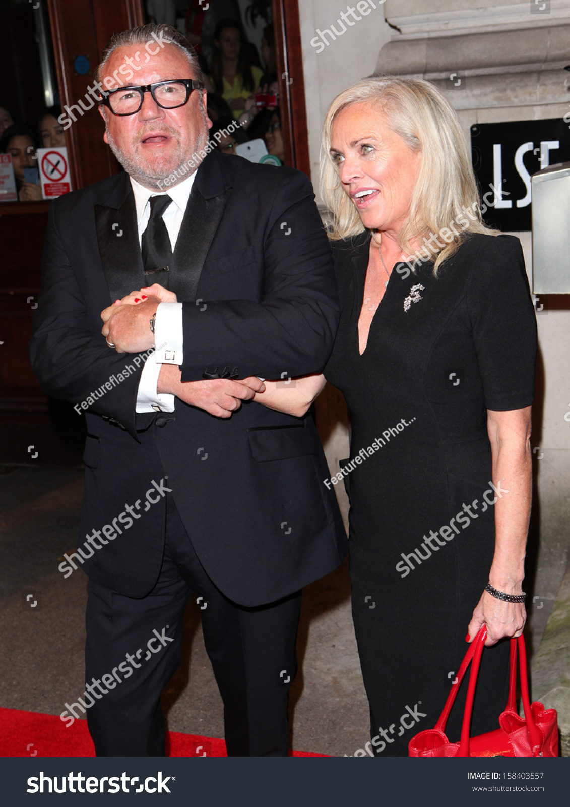 Ray Winstone Wife Elaine Winstone Arriving Stock Photo 158403557 ...