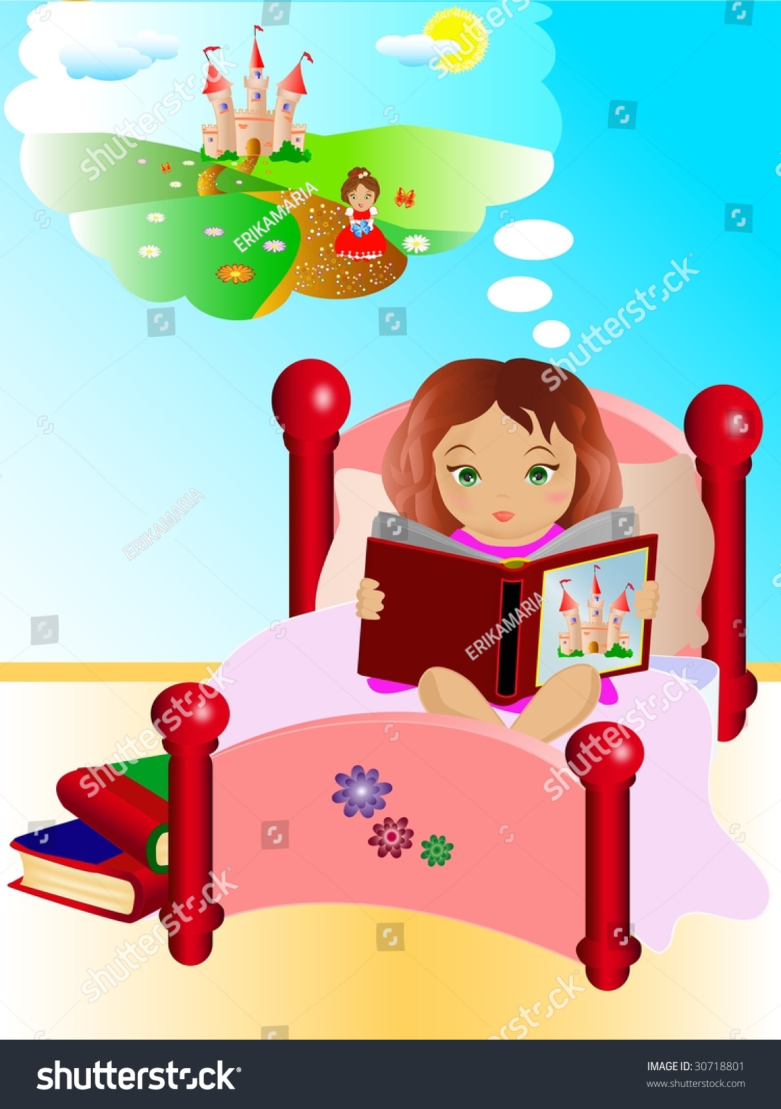 Reading And Imagination Stock Photo 30718801 : Shutterstock