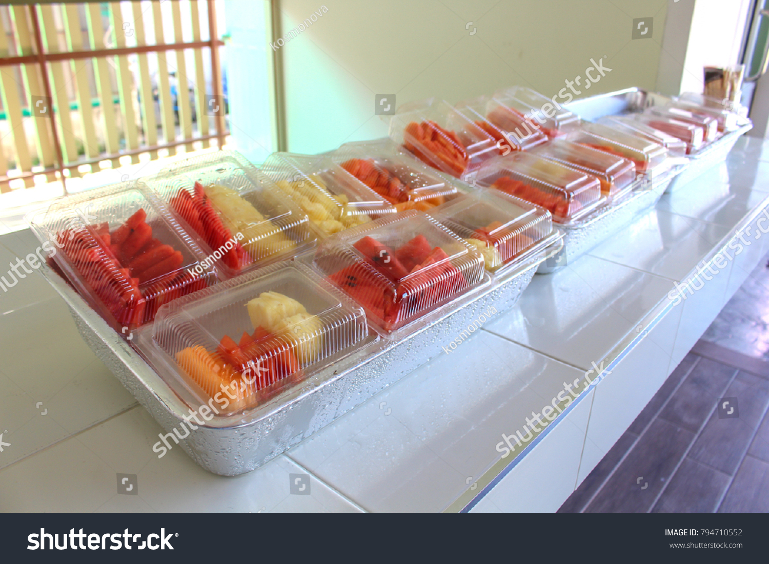 Download Ready Eat Fruit Packaged Clear Plastic Stock Photo Edit Now 794710552 PSD Mockup Templates