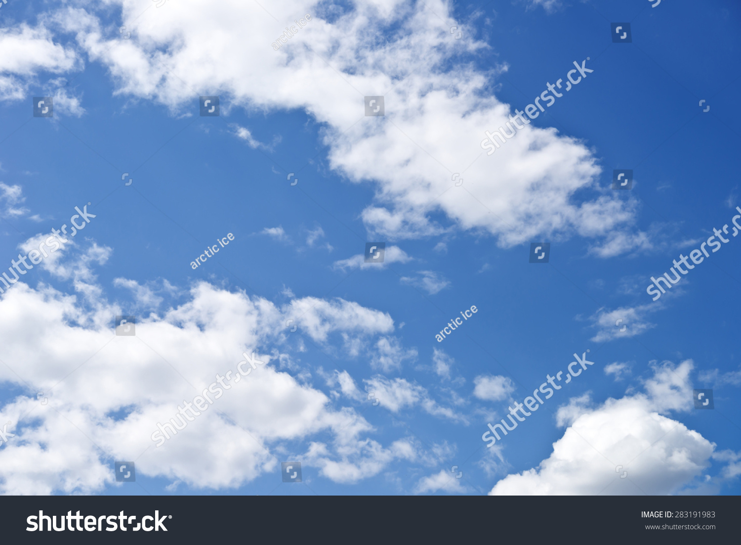 Real Blue Sky Clouds Stock Photo 283191983 | Shutterstock