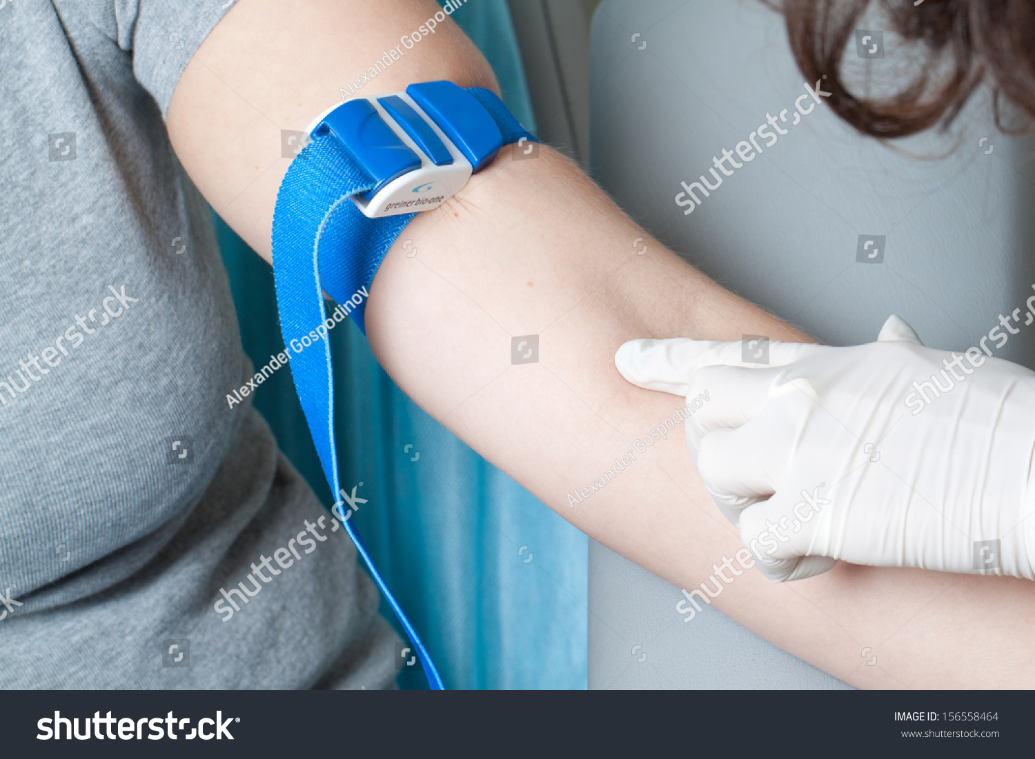 Real Drawing Blood Procedure Medical Laboratory Stock Photo 156558464 ...